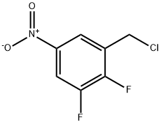 2,3-Difluoro-5-nitrobenzyl chloride 구조식 이미지