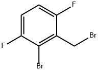 2-Bromo-3,6-difluorobenzyl bromide Structure