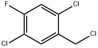 2,5-Dichloro-4-fluorobenzyl chloride 구조식 이미지