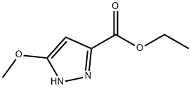 1H-Pyrazole-3-carboxylicacid,5-methoxy-,ethylester(9CI) Structure