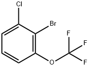 1-Bromo-2-chloro-6-(trifluoromethoxy)benzene 구조식 이미지