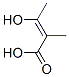 2-부텐산,3-하이드록시-2-메틸-(9CI) 구조식 이미지