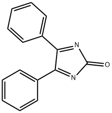 4,5-디페닐-2H-이미다졸-2-온 구조식 이미지