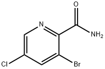 3-Bromo-5-chloropicolinamide 구조식 이미지