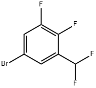 5-bromo-1-(difluoromethyl)-2,3-difluorobenzene 구조식 이미지