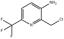 2-Chloromethyl-3-amino-6-(trifluoromethyl)pyridine 구조식 이미지