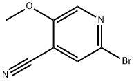 2-Bromo-5-methoxyisonicotinonitrile Structure