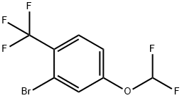 2-Bromo-4-(difluoromethoxy)benzotrifluoride Structure