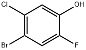 4-Bromo-5-chloro-2-fluorophenol 구조식 이미지