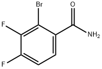 2-Bromo-3,4-difluorobenzamide Structure