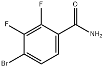 4-Bromo-2,3-difluorobenzamide Structure