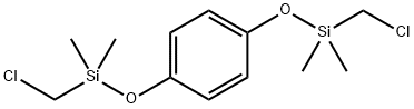 1,4-BIS(CHLOROMETHYLDIMETHYLSILYLOXY)BENZENE Structure