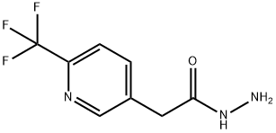 2-(6-(trifluoromethyl)pyridin-3-yl)acetohydrazide Structure