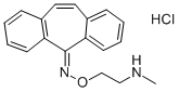 5H-dibenzo[a,d]cyclohepten-5-one O-[2-(methylamino)ethyl]oxime monohydrochloride Structure