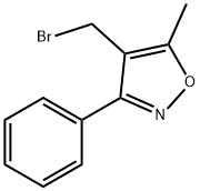 4-(BROMOMETHYL)-5-METHYL-3-PHENYLISOXAZOLE 구조식 이미지