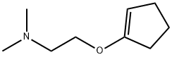 에탄아민,2-(1-사이클로펜텐-1-일옥시)-N,N-디메틸-(9CI) 구조식 이미지