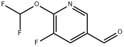 2-Difluoromethoxy-3-fluoro-5-formylpyridine Structure