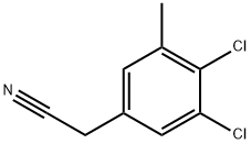 3,4-Dichloro-5-methylphenylacetonitrile Structure