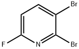 2,3-Dibromo-6-fluoropyridine Structure