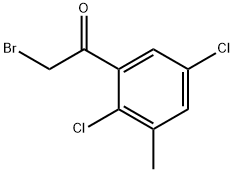 2',5'-Dichloro-3'-methylphenacyl bromide 구조식 이미지