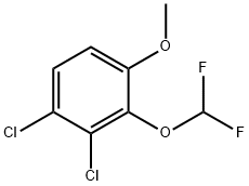 3,4-Dichloro-2-(difluoromethoxy)anisole Structure