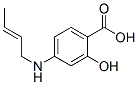 벤조산,4-(2-부테닐아미노)-2-하이드록시-(9CI) 구조식 이미지