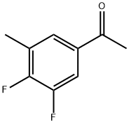 3',4'-Difluoro-5'-methylacetophenone 구조식 이미지