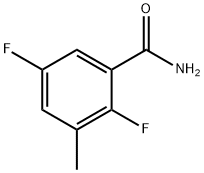 2,5-Difluoro-3-methylbenzamide Structure