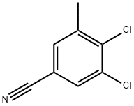 3,4-Dichloro-5-methylbenzonitrile Structure