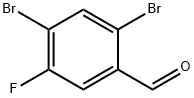 Benzaldehyde, 2,4-dibromo-5-fluoro- Structure