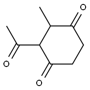 1,4-Cyclohexanedione, 2-acetyl-3-methyl- (9CI) Structure