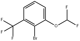2-Bromo-3-(difluoromethoxy)benzotrifluoride Structure
