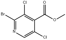 Methyl 2-bromo-3,5-dichloroisonicotinate Structure