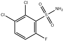 2,3-Dichloro-6-fluorobenzenesulfonamide Structure