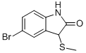 5-BROMO-3-(METHYLTHIO)INDOLIN-2-ONE Structure