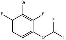 1-Bromo-2,6-difluoro-3-(difluoromethoxy)benzene Structure