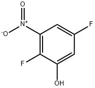 2,5-Difluoro-3-nitrophenol Structure