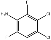 3,4-Dichloro-2,6-difluoroaniline Structure