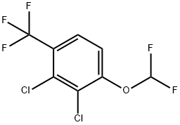 2,3-Dichloro-4-(difluoromethoxy)benzotrifluoride Structure