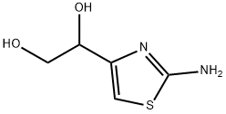 1,2-Ethanediol,  1-(2-amino-4-thiazolyl)- Structure