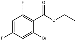 Ethyl 2-bromo-4,6-difluorobenzoate 구조식 이미지