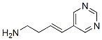 3-Buten-1-amine, 4-(5-pyrimidinyl)-, (E)- (9CI) Structure