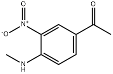 1-[4-(Methylamino)-3-nitrophenyl]ethan-1-one 구조식 이미지