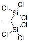 ethylidenebis[trichlorosilane]  Structure