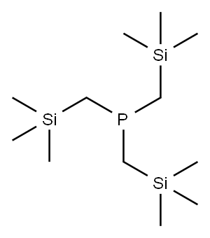 TRIS(TRIMETHYLSILYLMETHYL)PHOSPHINE Structure