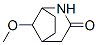 2-Azabicyclo[3.2.1]octan-3-one,8-methoxy-,syn-(9CI) Structure