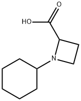 1-CYCLOHEXYL-2-AZETIDINECARBOXYLIC ACID 구조식 이미지