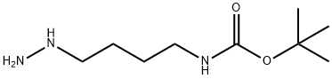 카르밤산,(4-히드라지노부틸)-,1,1-디메틸에틸에스테르(9CI) 구조식 이미지