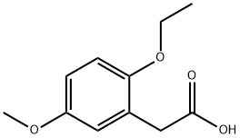 (2-ETHOXY-5-METHOXYPHENYL)-ACETIC ACID Structure