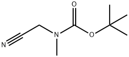 2-(N-BOC-METHYLAMINO)ACETONITRILE Structure